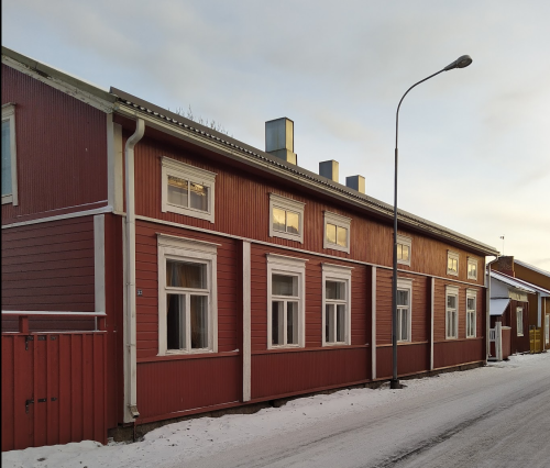 Merikaupungin joulukodit -tapahtuman tunnelmaa
